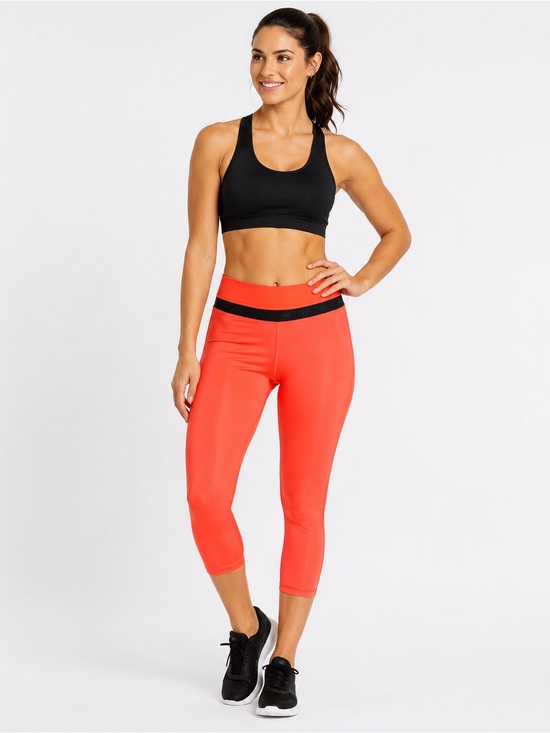 Nautica Pants - NWT-Nautica Competition Neon Coral Cropped Athletic Leggings XL